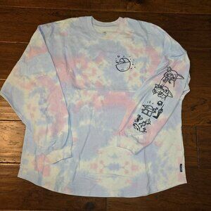 Disney Parks Pastel Tie Dye  Star Wars Mandolorian Grogu Spirit Jersey